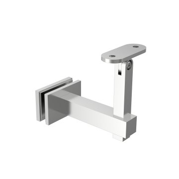 OFF-THE-GLASS ADJUSTABLE CROSS BRACKET - SQUARE BASE